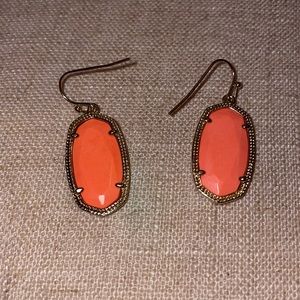 Orange Kendra Scott Dani Earrings